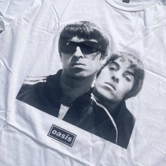 Oasis - Noel & Liam Square Photo (White) - Image 2