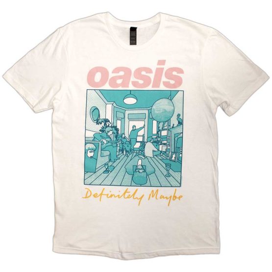 Oasis - Definitely Maybe Illustration Colour