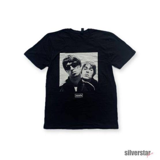 Oasis - Noel & Liam Square Photo (Black)