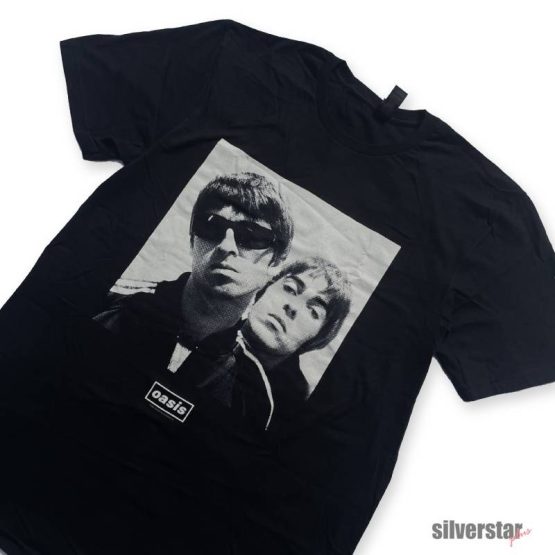Oasis - Noel & Liam Square Photo (Black) - Image 4
