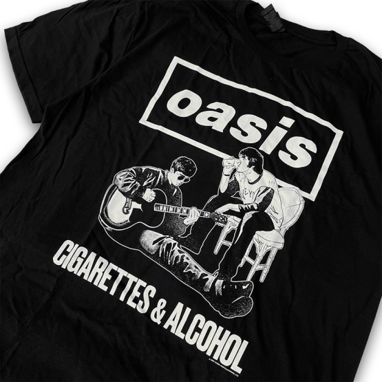 Oasis - Cigarettes & Alcohol Illustration Mono - Image 2