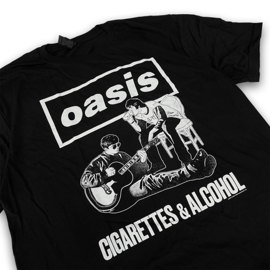 Oasis - Cigarettes & Alcohol Illustration Mono - Image 6
