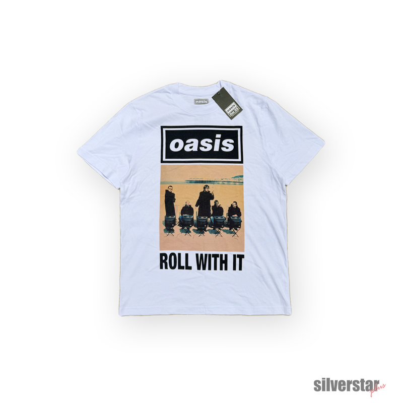 Oasis - Roll With It Single Cover (White)_800x800_1 Oasis - Roll With It Single Cover (White)_800x800_1